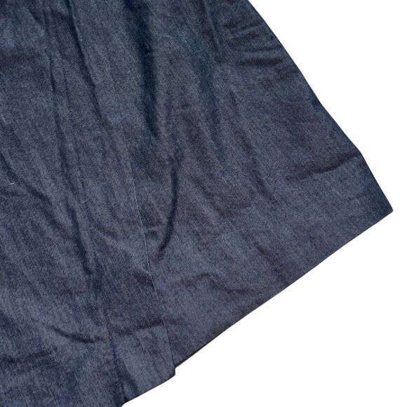 Ann Taylor Factory Wrap Front Chambray Pencil Skirt-Blue-12P-GUC - Picture 2 of 6